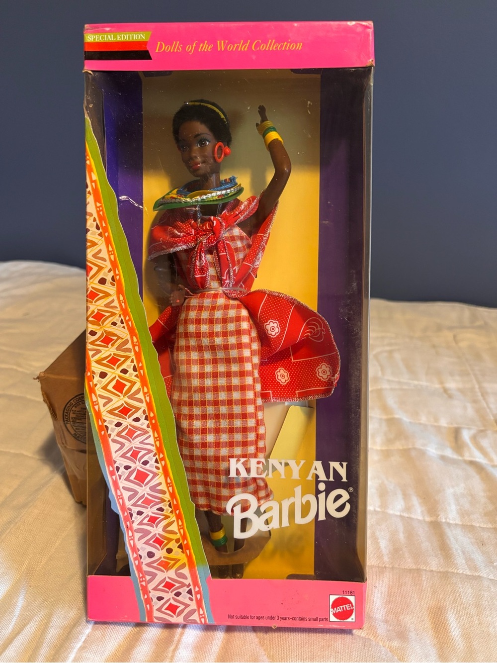 1993 Kenyan Barbie. Dolls Around The World Collection NRFB.